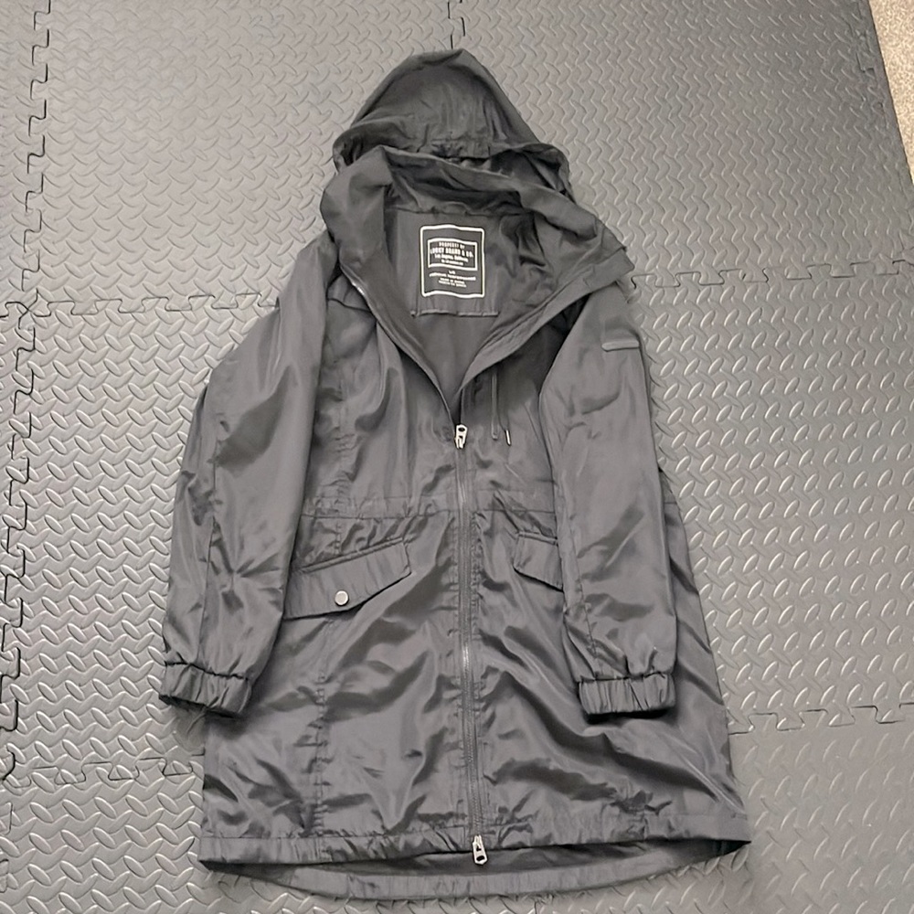 Lucky Brand black rain coat